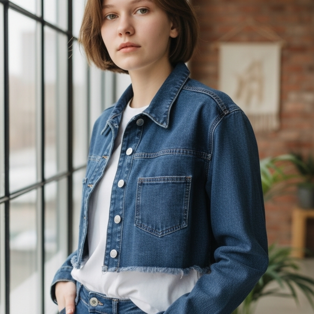 Stylish Blue Denim Jacket (4001)